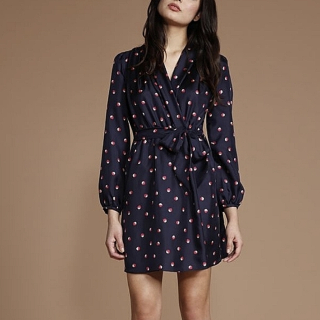 Shoshanna Marcy Sunset Silk Dress 2 (O4)